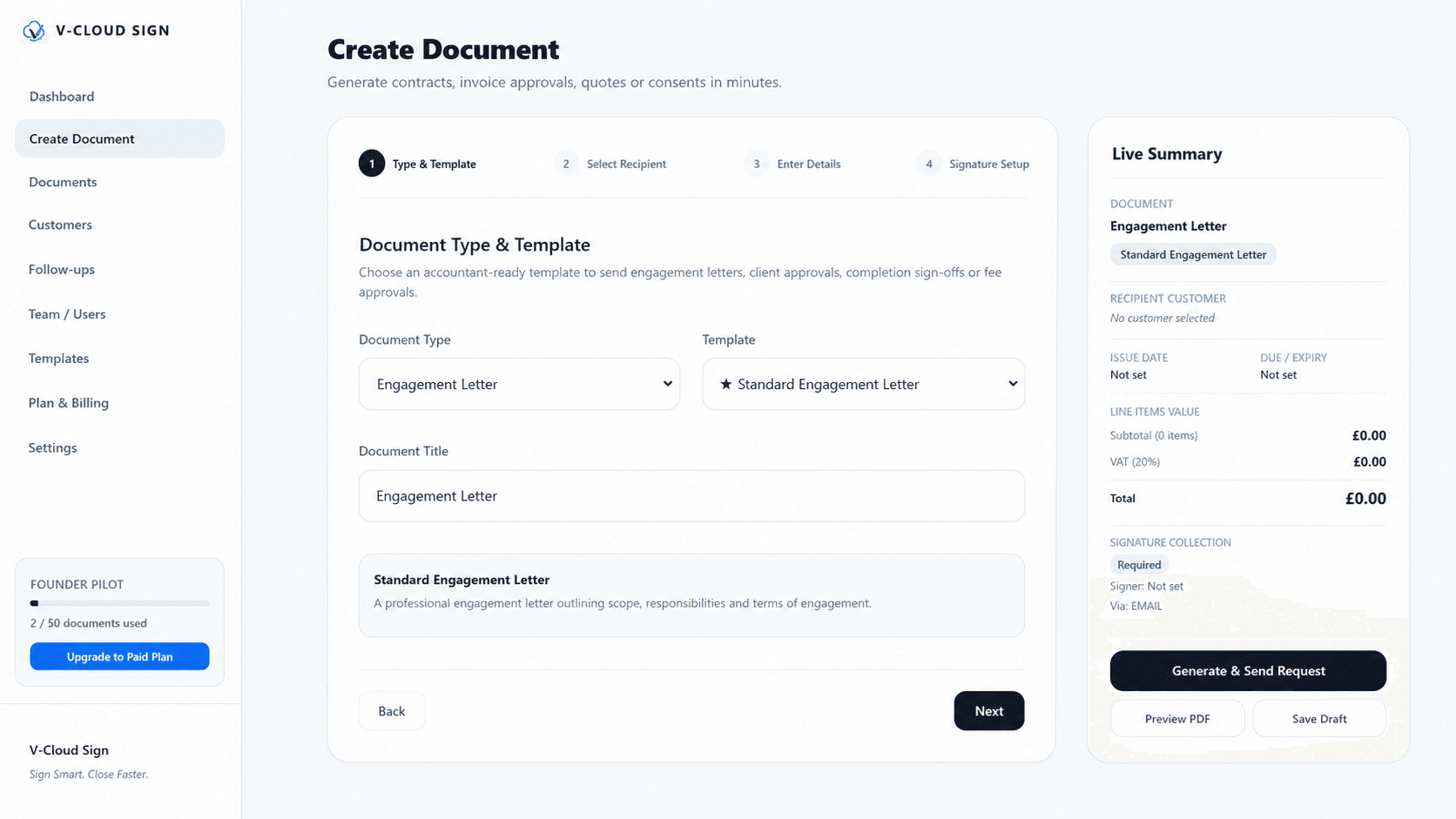 Document Template Editor Screenshot